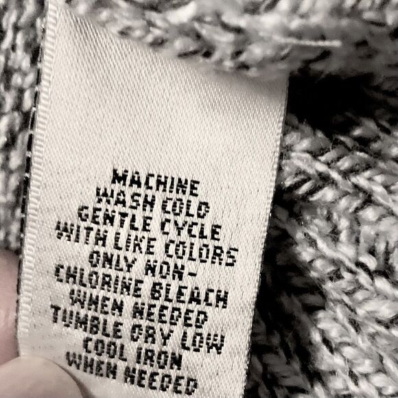 Rebecca Malone Lavender Fleck Cable Knit Sweater Small Acrylic Blend CozyCore - Picture 10 of 10